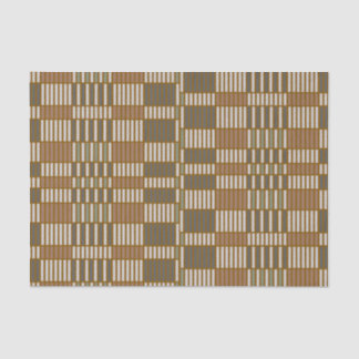 Andrea Brand #6 Brown Bars Mid Century Modern Tissue Paper