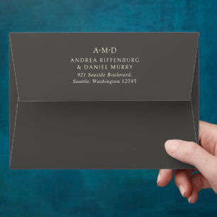 Andrea Brown Elegant Wedding Envelope