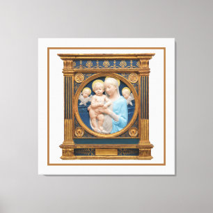 Andrea Della Robbia c1485 Madonna and Child  Canvas Print