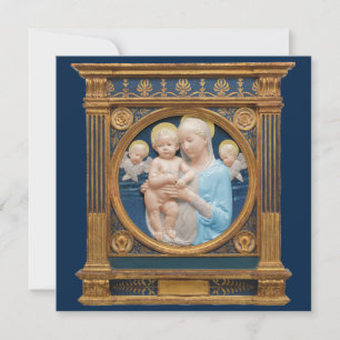 Andrea Della Robbia c1485 Madonna and Child  Holiday Card