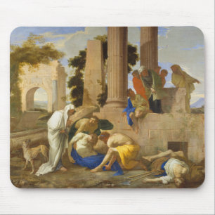 Andrea di Lione - Tobit Burying the Dead Mouse Mat