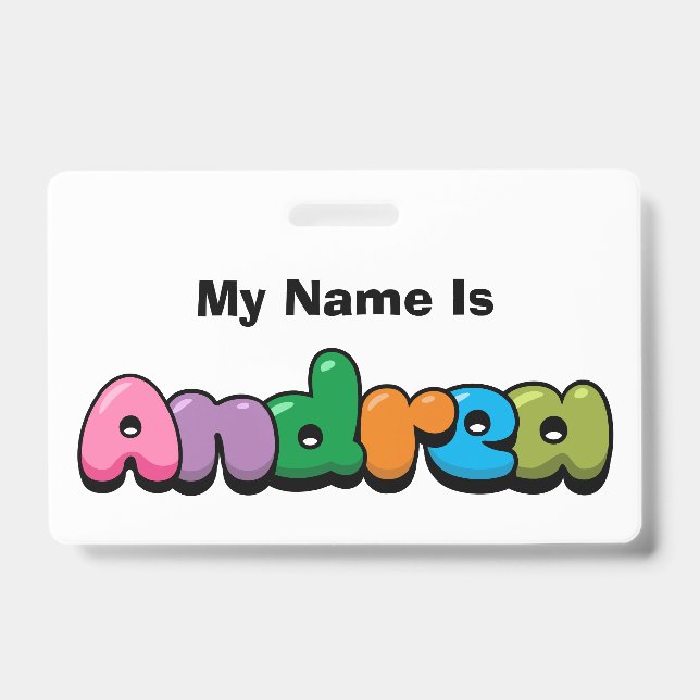 Andrea ID Badge (Front)