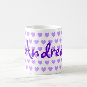 Andrea in Purple Coffee Mug