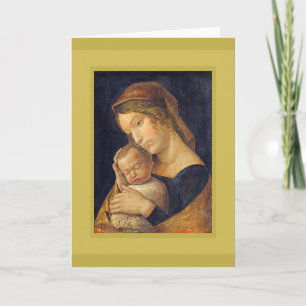 ANDREA MANTEGNA MADONNA AND CHILD HOLIDAY CARD