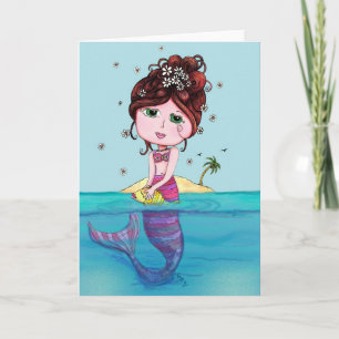 Andrea Mermaid Greeting Card