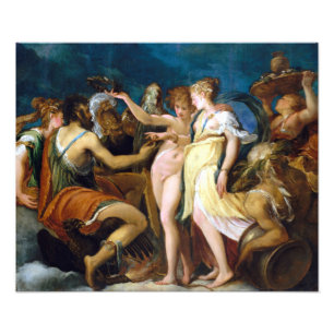 Andrea Schiavone The Marriage of Cupid and Psyche Photo Print