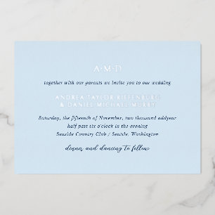 Andrea Sky Blue Elegant Wedding