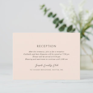 Andrea Tan Elegant Wedding Enclosure Card