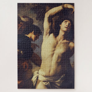 Andrea Vaccaro: St. Sebastian Baroque Fine Art Jigsaw Puzzle