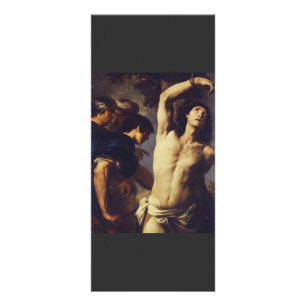 Andrea Vaccaro: St. Sebastian Baroque Fine Art Rack Card