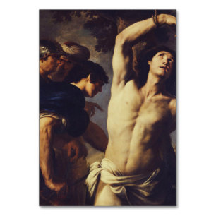 Andrea Vaccaro: St. Sebastian Baroque Fine Art Table Number