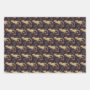 Andrea Vaccaro: St. Sebastian Baroque Fine Art Wrapping Paper Sheet