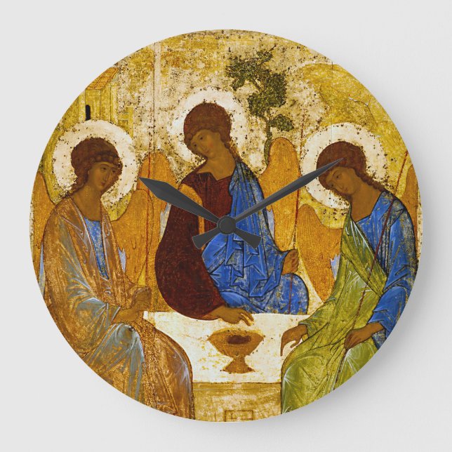Andrei Rublev , “ Holy Trinity ” Large Clock (Front)