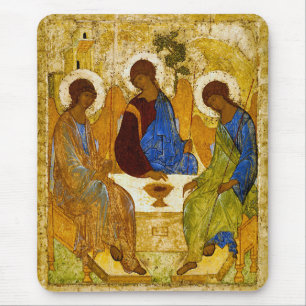 Andrei Rublev, icon of the Trinity Mouse Mat