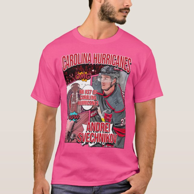 Andrei Svechnikov Hockey Art Hurricanes 1 T-Shirt (Front)