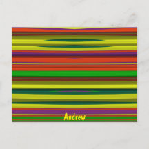ANDREW ~ 3D Design Pattern ~ Christmas Colours~