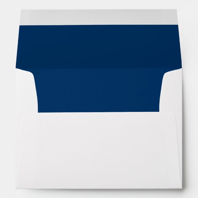 Andrew 5x7 Bar Mitzvah Wedding Blue Envelope (Back (Bottom))