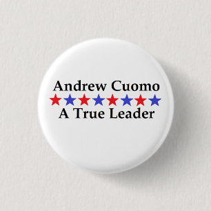 Andrew Cuomo A True Leader 3 Cm Round Badge