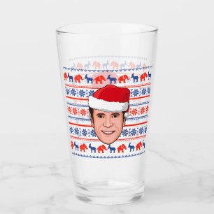 ANDREW CUOMO Christmas Glass