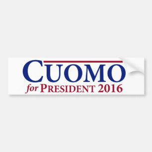 Andrew Cuomo for President 2016 bumper sticker