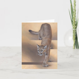 Andrew Denman Cougar Notecard