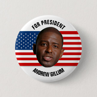 Andrew Gillum for President 6 Cm Round Badge