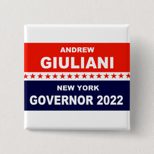 Andrew Giuliani stars and stripes 15 Cm Square Badge
