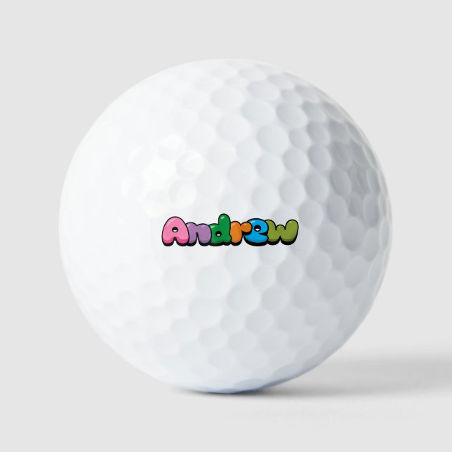 Andrew Golf Balls (Front)
