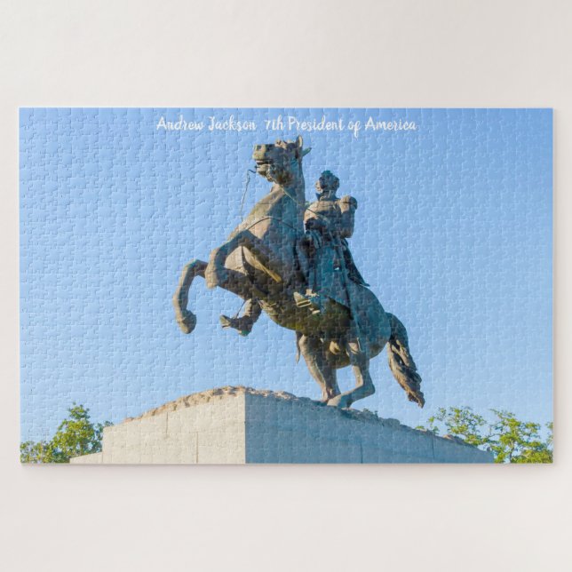 Andrew Jackson 7th President of America. Jigsaw Puzzle (Horizontal)