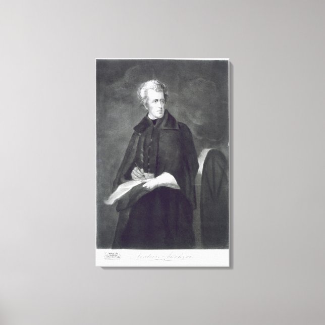 Andrew Jackson, 7th President of the United States Canvas Print (Front)