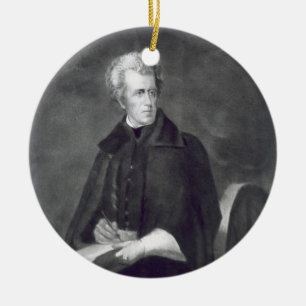 Andrew Jackson, 7th President of the United States Ceramic Tree Decoration