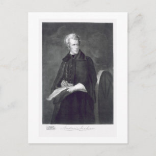 Andrew Jackson, 7th President of the United States Postcard