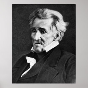 ANDREW JACKSON Daguerreotype by Mathew Brady Poster