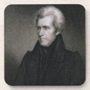 Andrew Jackson (engraving) Coaster