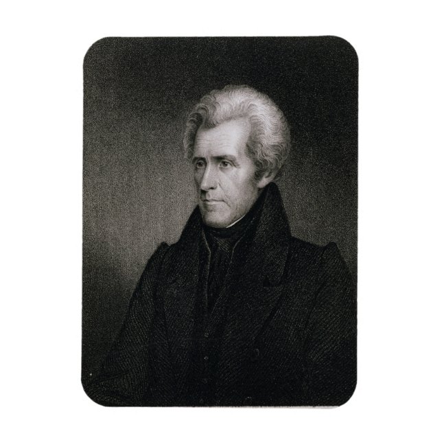 Andrew Jackson (engraving) Magnet (Vertical)