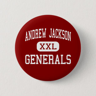Andrew Jackson - Generals - Middle - Titusville 6 Cm Round Badge