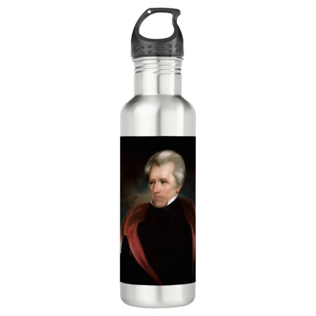 Andrew Jackson Portrait 710 Ml Water Bottle (Front)