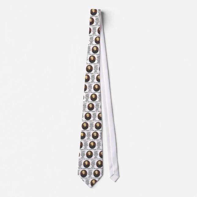 Andrew Jackson Wisdom Contrive Taxation Equality Tie (Front)