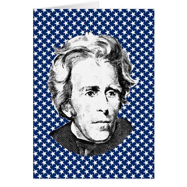 Andrew Jackson with Stars Background (Front)