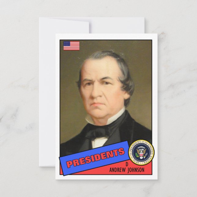 Andrew Johnson Baseball Card (Front)
