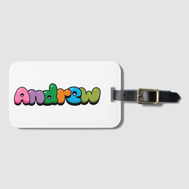 Andrew Luggage Tag (Front Horizontal)