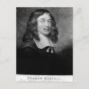 Andrew Marvell , engraved by John Raphael Smith Postcard