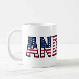 Andrew Name Vorname USA styled Tasse Kaffeetasse Coffee Mug