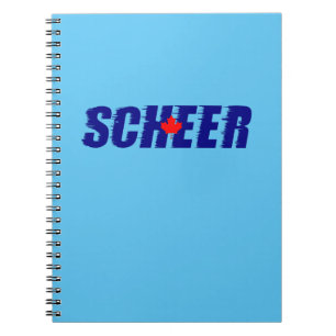 Andrew Scheer Speedy Bold Blue Maple Leaf Colour Notebook