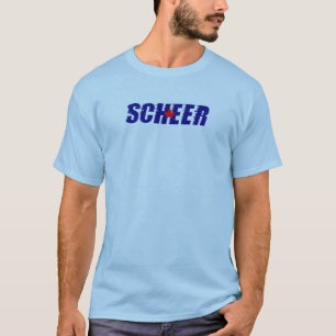 Andrew Scheer Speedy Bold Blue Maple Leaf Colour T-Shirt