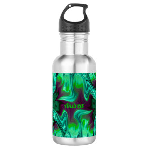 ANDREW ~ Shades Green and Purple ~ 532 Ml Water Bottle