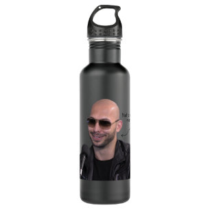 Andrew Tate not a real man  710 Ml Water Bottle