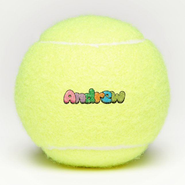 Andrew Tennis Balls (Front)
