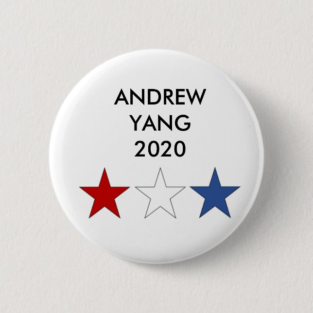 Andrew Yang 2020 Presidential Button (Front)