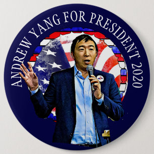 Andrew Yang for President 2020 US Election 6 Cm Round Badge